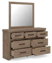 Garistyn Queen Panel Bed, Dresser and Mirror