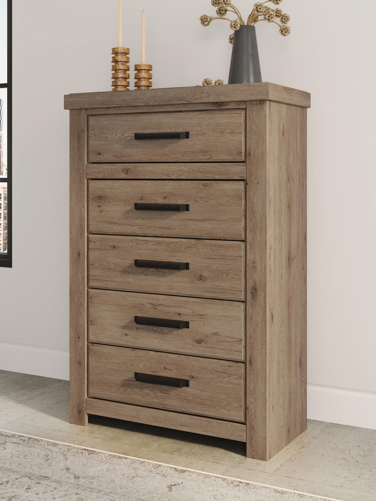 Garistyn Five Drawer Chest