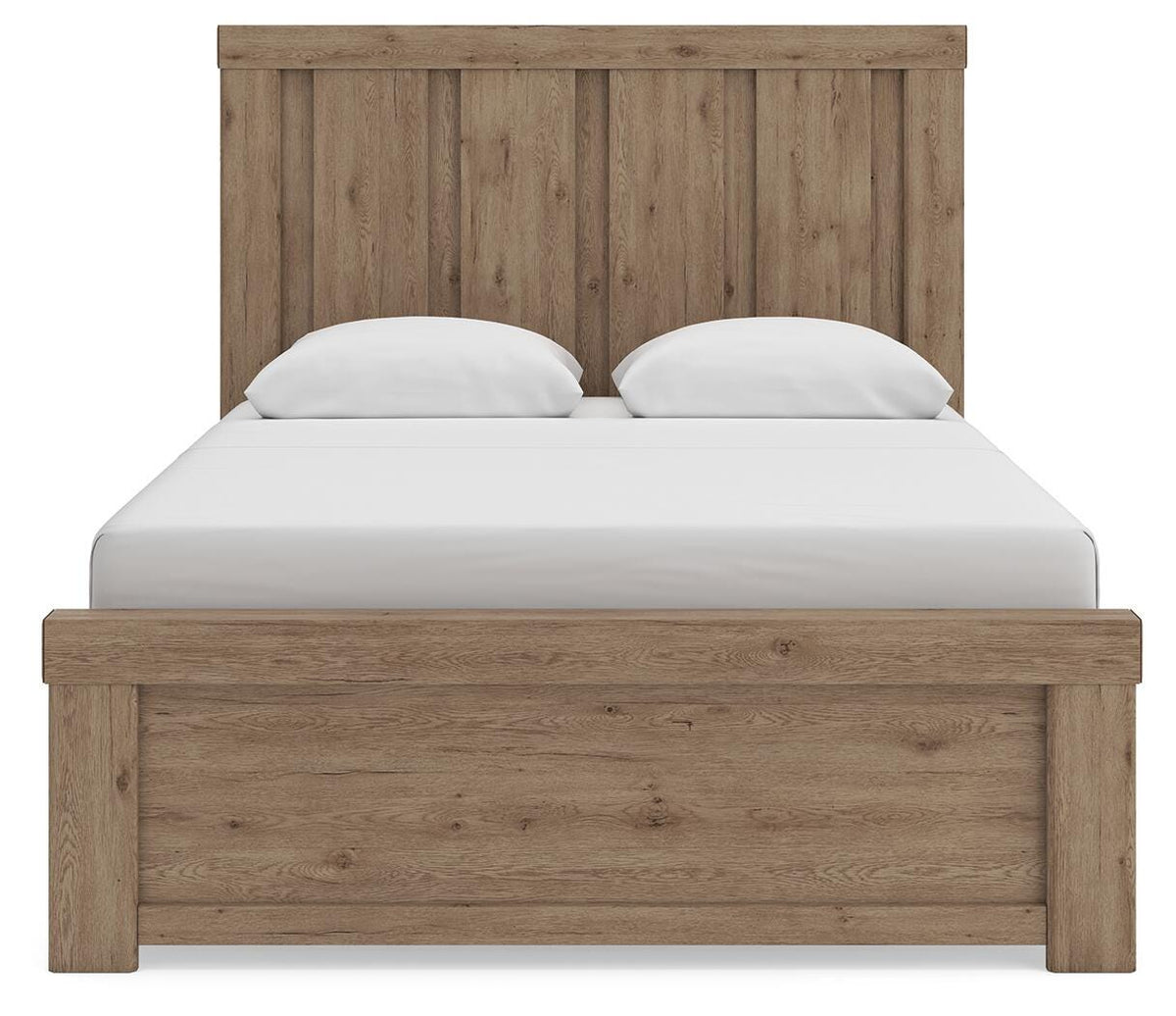 Garistyn Queen Panel Bed, Dresser and Mirror