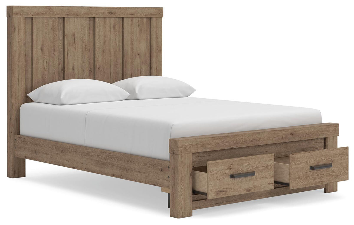Garistyn Queen Panel Storage Bed
