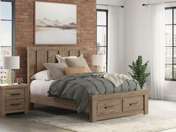 Garistyn Queen Panel Storage Bed