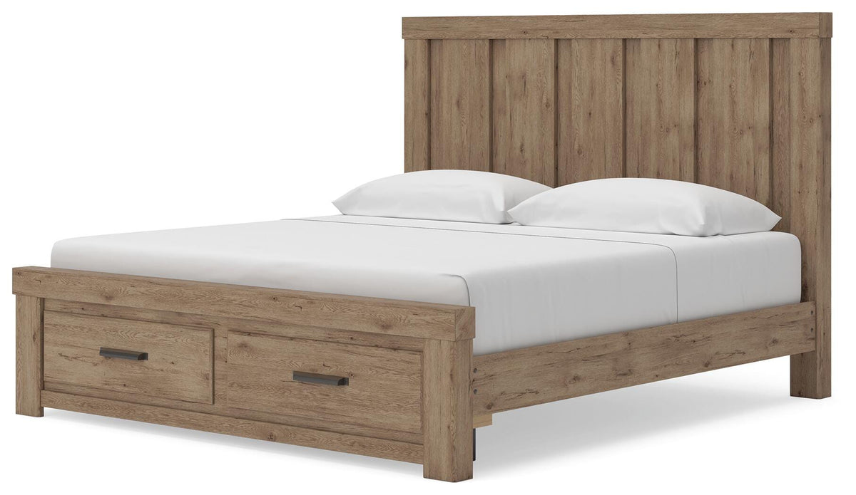 Garistyn King Panel Storage Bed