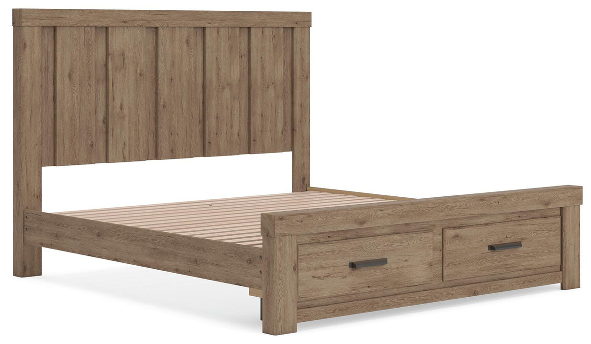 Garistyn King Panel Storage Bed