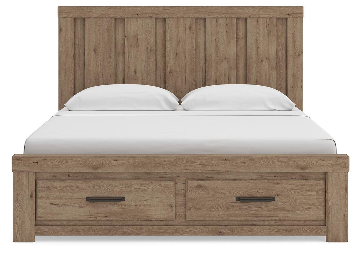 Garistyn King Panel Storage Bed