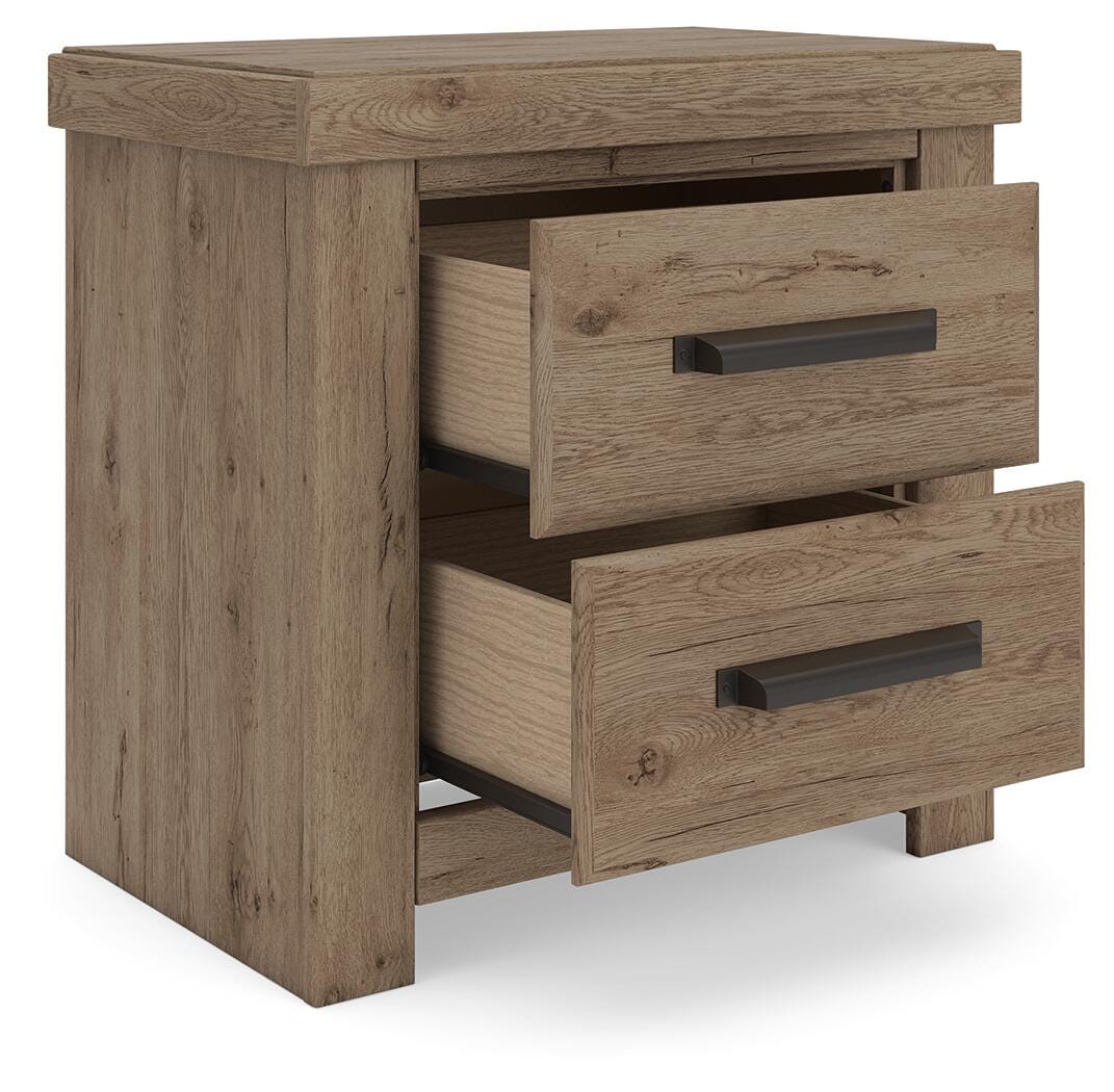 Garistyn Two Drawer Night Stand