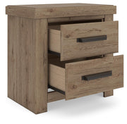 Garistyn Two Drawer Night Stand