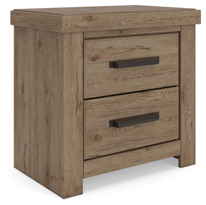 Garistyn Two Drawer Night Stand
