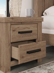 Garistyn Two Drawer Night Stand