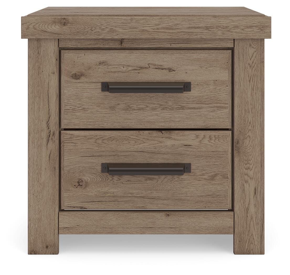 Garistyn Two Drawer Night Stand