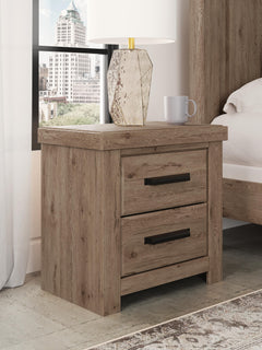 Garistyn Two Drawer Night Stand