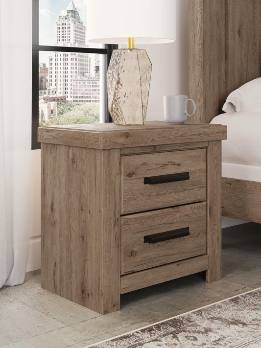Garistyn Two Drawer Night Stand