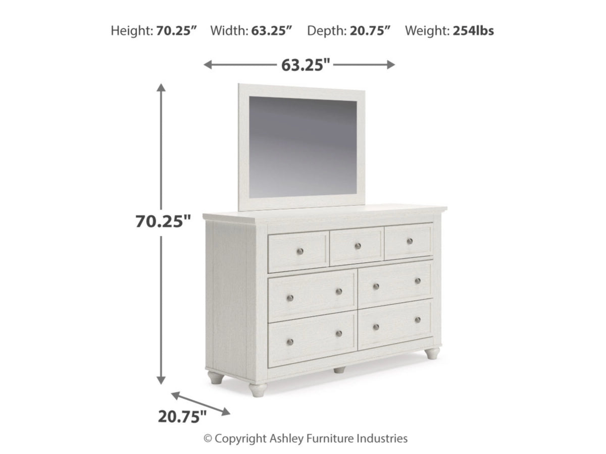 Grantoni Dresser with Mirror Set