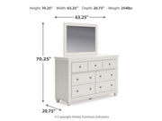 Grantoni Dresser with Mirror Set