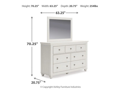 Grantoni Dresser with Mirror Set