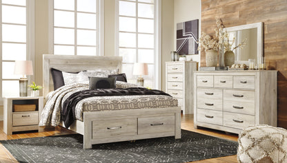 Bellaby Queen Platform Bed with 2 Storage Drawers