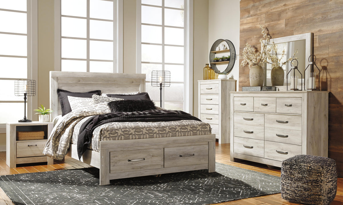 Bellaby Queen Platform Bed with 2 Storage Drawers