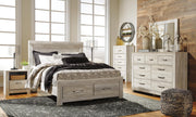 Bellaby Queen Platform Bed with 2 Storage Drawers