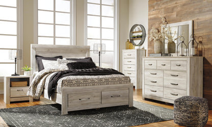 Bellaby Queen Platform Bed with 2 Storage Drawers