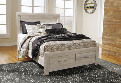 Bellaby Queen Panel Storage Bed, Dresser and Nightstand