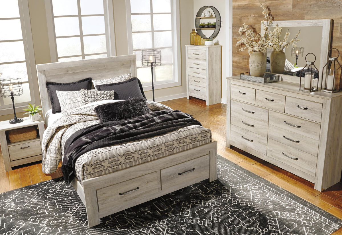 Bellaby Queen Platform Bed with 2 Storage Drawers
