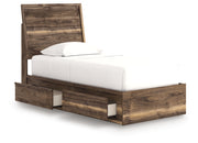 Zadilyn Twin Panel Bed with Storage