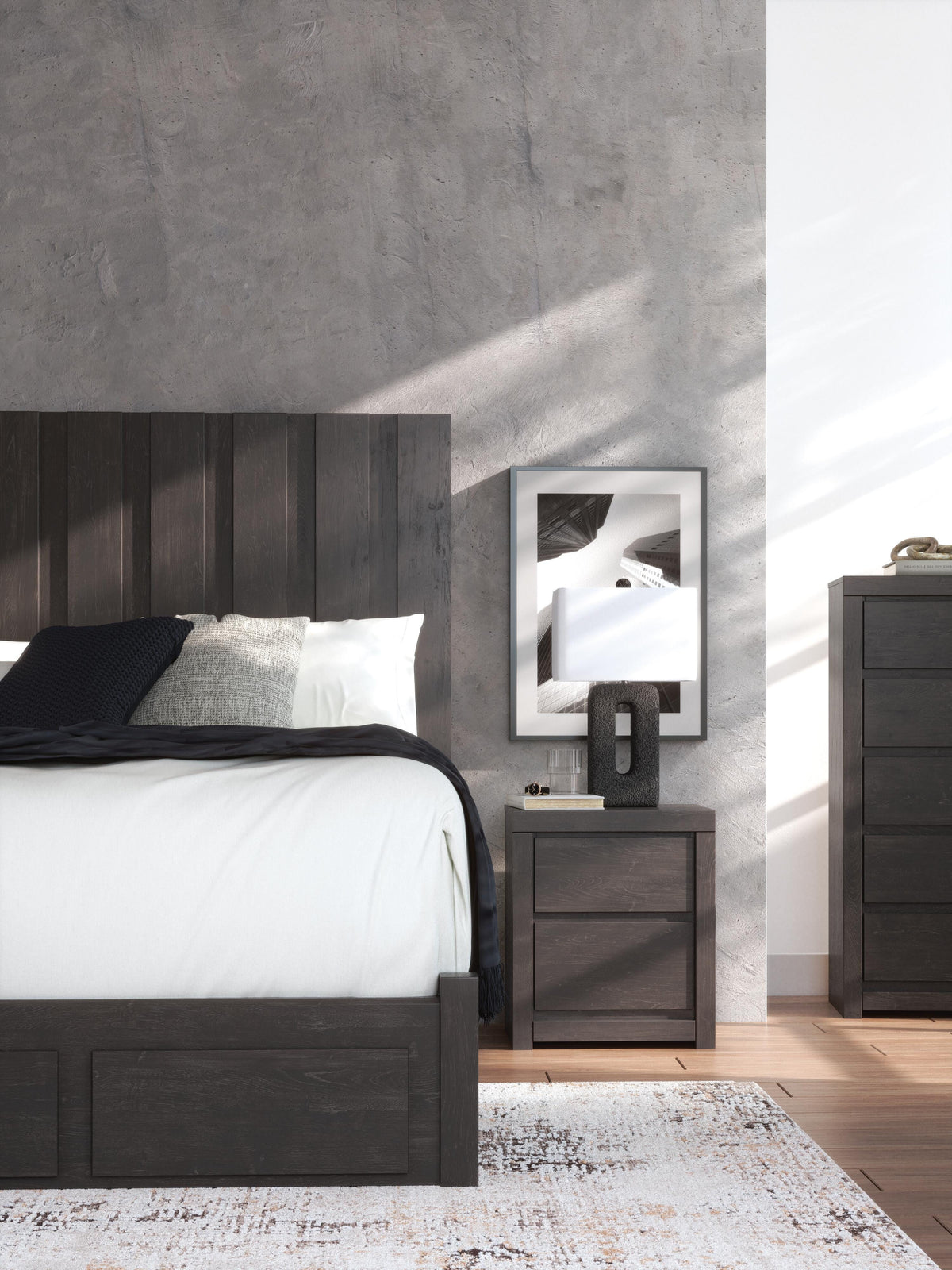Parlayon Two Drawer Night Stand
