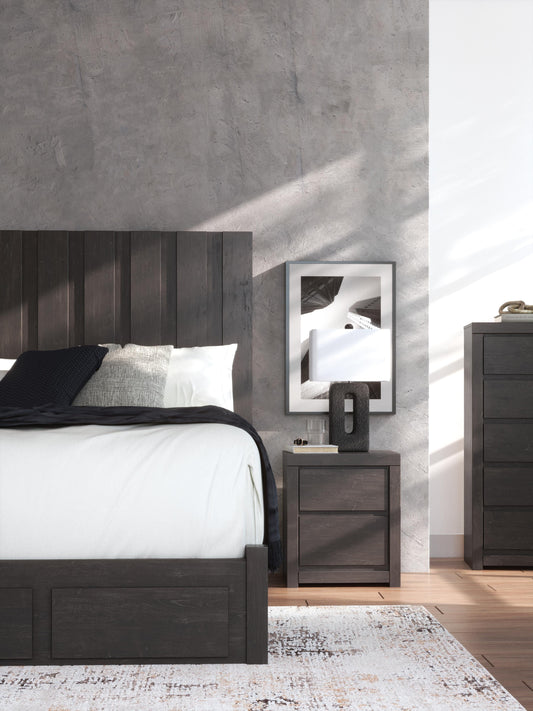 Parlayon Two Drawer Night Stand