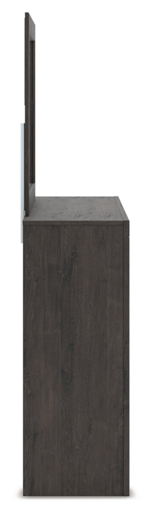 Fraluna King Panel Bed, Dresser and Mirror