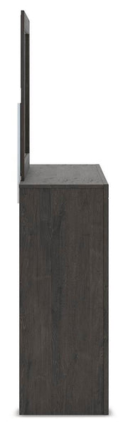 Fraluna Queen Panel Storage Bed, Dresser and Mirror