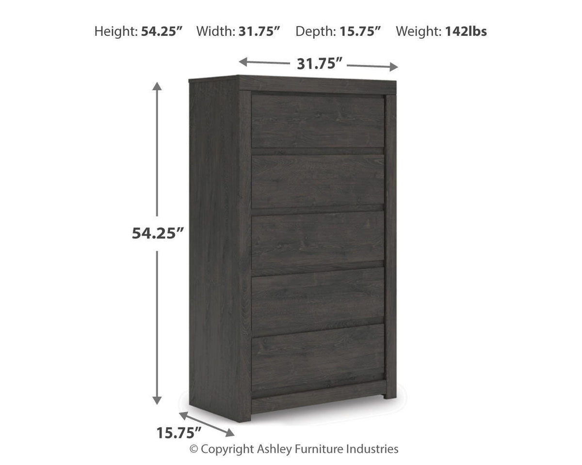 Parlayon Five Drawer Chest