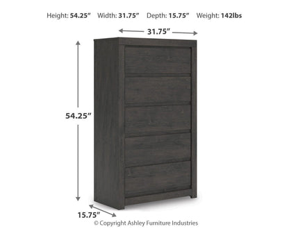 Parlayon Five Drawer Chest