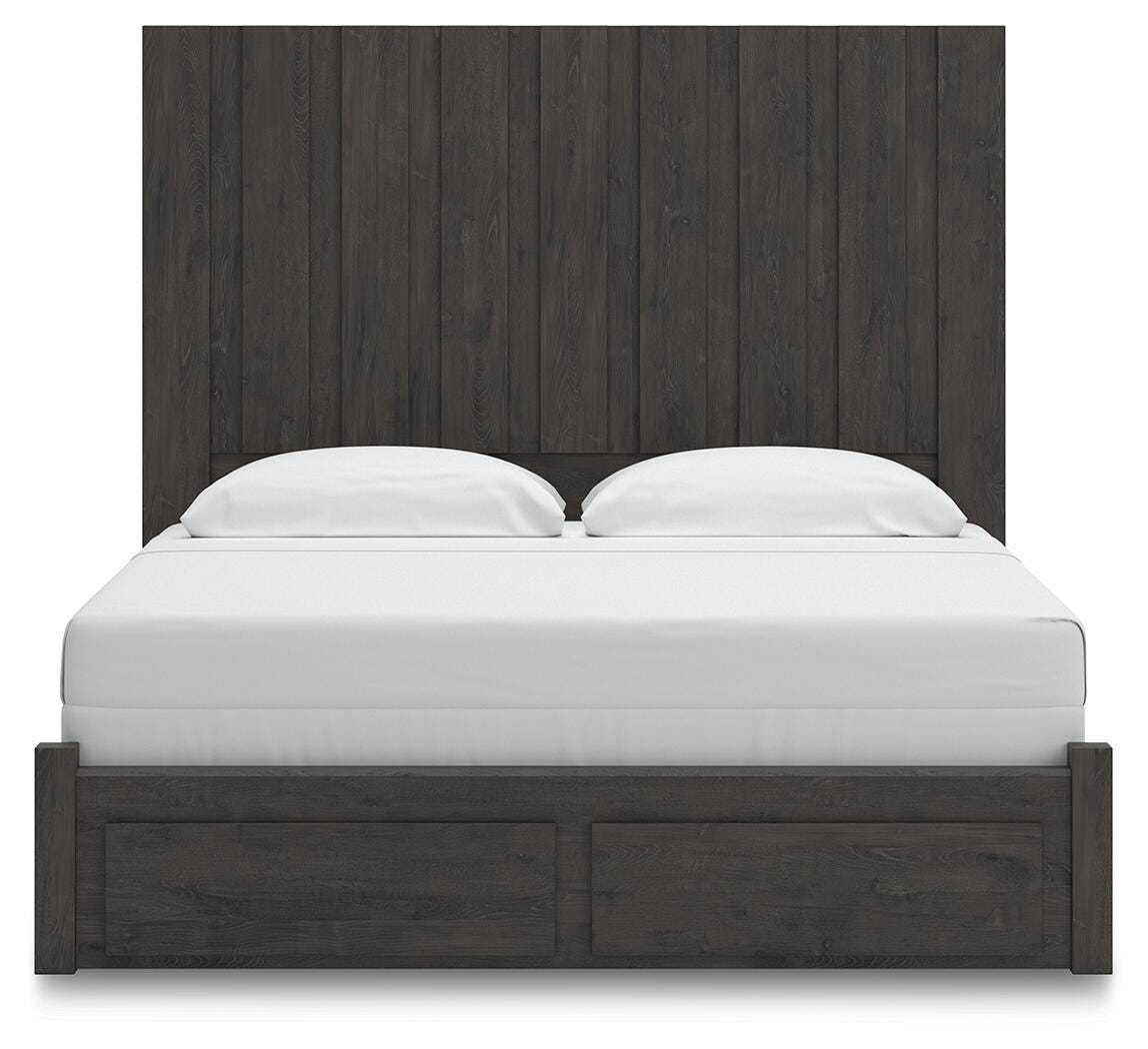 Parlayon King Panel Storage Bed