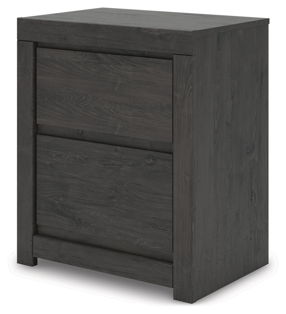Parlayon Two Drawer Night Stand