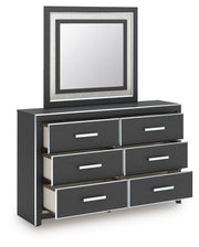 Zuraleus King Upholstered Panel Bed, Dresser, Mirror and Nightstand