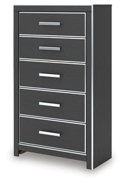 Birmonton King Upholstered Bed, 2 Chests and 2 Nightstands