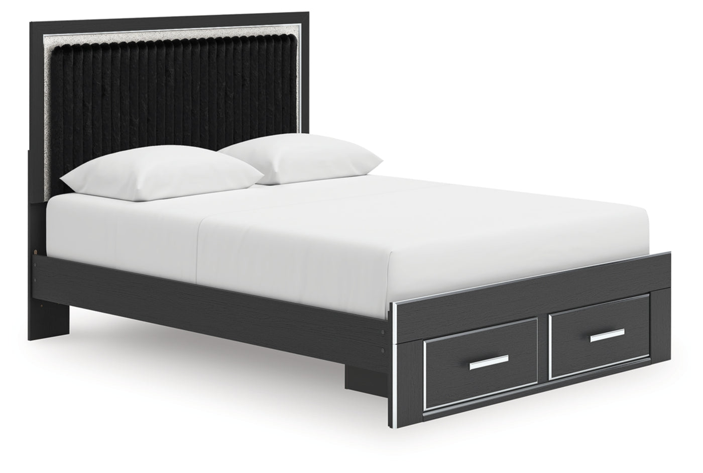 Birmonton Queen Upholstered Panel Storage Bed