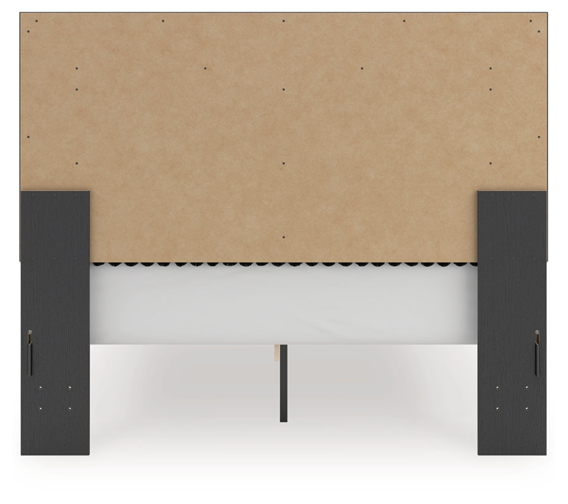 Birmonton Queen Upholstered Panel Storage Bed
