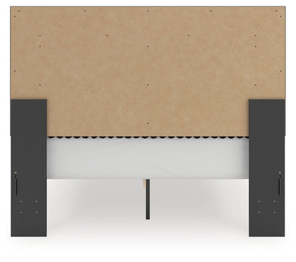 Birmonton Queen Upholstered Panel Storage Bed