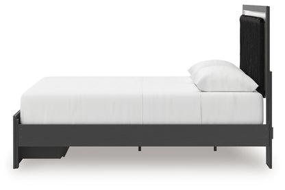 Birmonton Queen Upholstered Panel Storage Bed