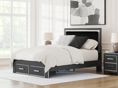 Birmonton Queen Upholstered Panel Storage Bed