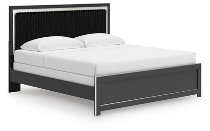 Birmonton King Upholstered Panel Bed