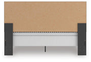Zuraleus King Upholstered Panel Bed, Dresser, Mirror and Nightstand