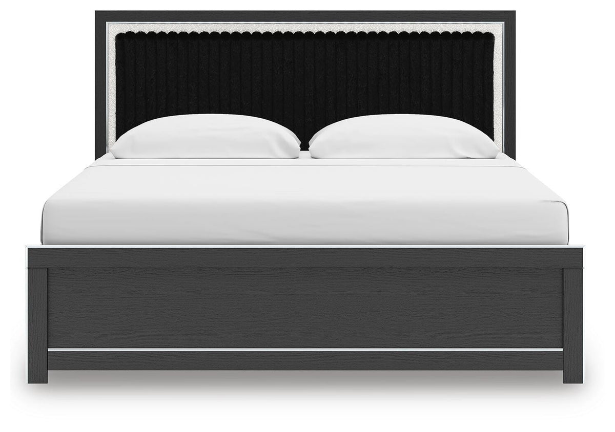 Birmonton King Upholstered Panel Bed