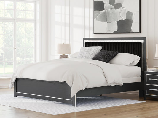 Birmonton King Upholstered Panel Bed