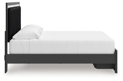 Birmonton King Upholstered Panel Storage Bed