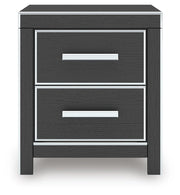Zuraleus Queen Upholstered Panel Platform Bed, Dresser, Mirror and Nightstand