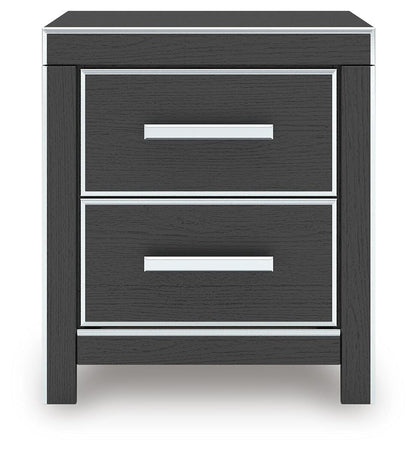 Zuraleus Queen Upholstered Panel Platform Bed, Dresser, Mirror and Nightstand