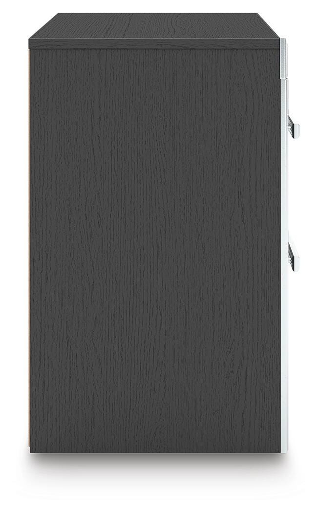 Zuraleus Queen Upholstered Panel Platform Bed, Dresser, Mirror and Nightstand