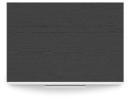 Zuraleus Queen Upholstered Panel Platform Bed, Dresser, Mirror and Nightstand