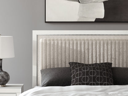 Birmonton Queen Upholstered Panel Platform Bed